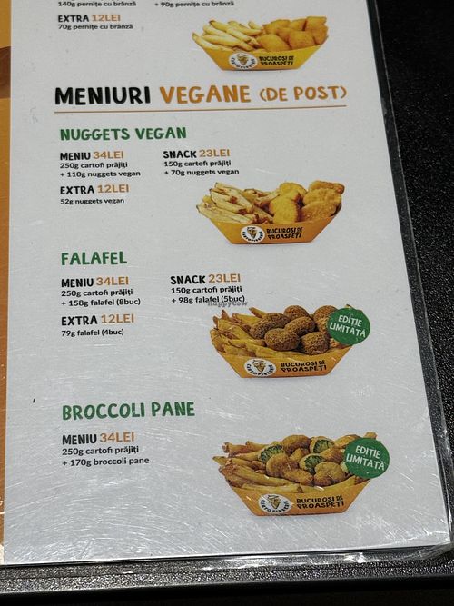 Falafel, Broccoli, Nuggets  at Cartofisserie in Ploiesti