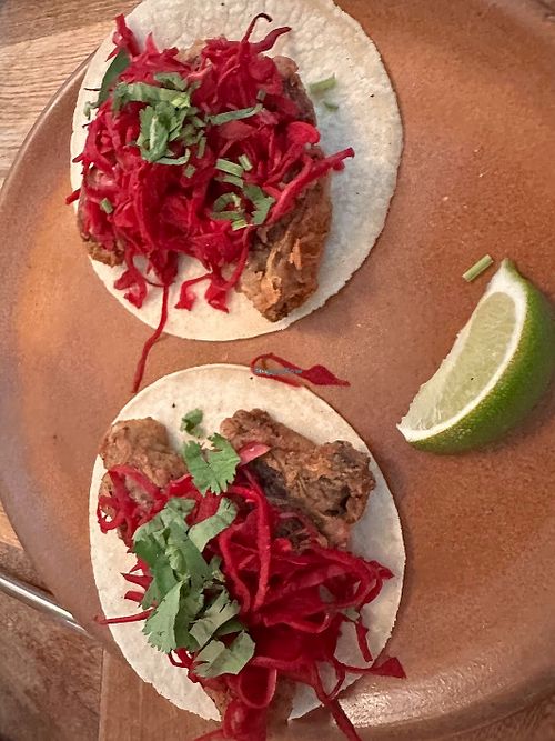 Mushroom tacos  at Lolita's in Richmond