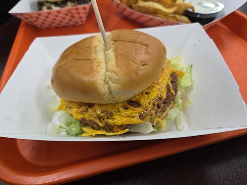 Vegan Big Smash at Bro Man's Sammiches in Erie