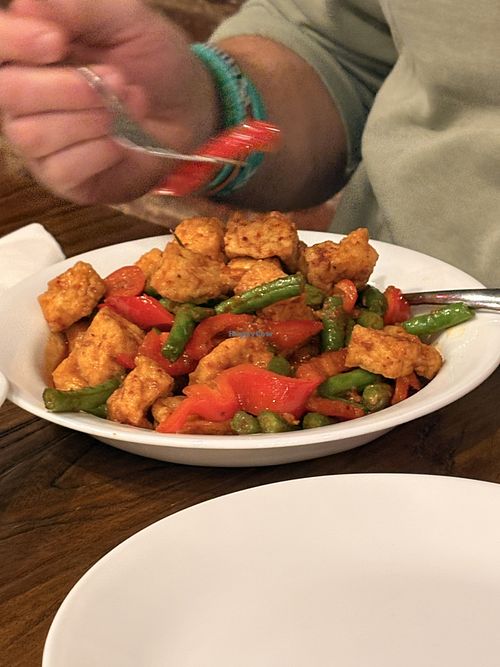 Pad prik khing   at TipThai Thai Cuisine in Washington