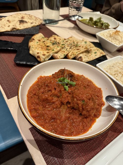 Large portions   at Kismet Modern Indian  in Richmond