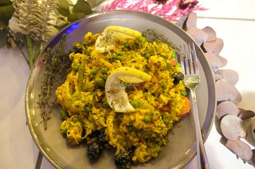 Paella at Healthy Port in Dortmund