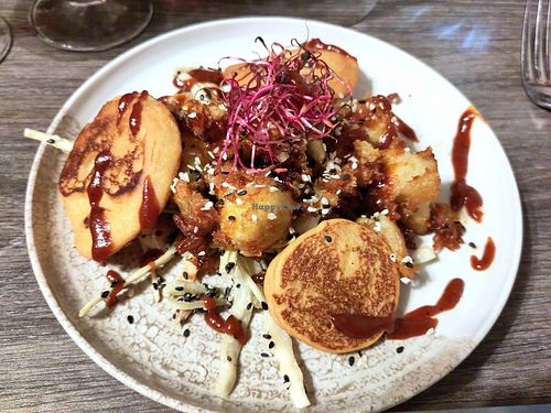 Cauliflower fritters at La Sauterelle in Toulouse