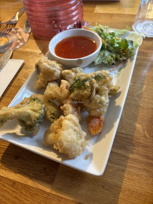 Veg tempura   at The Jolly Farmer in Reading