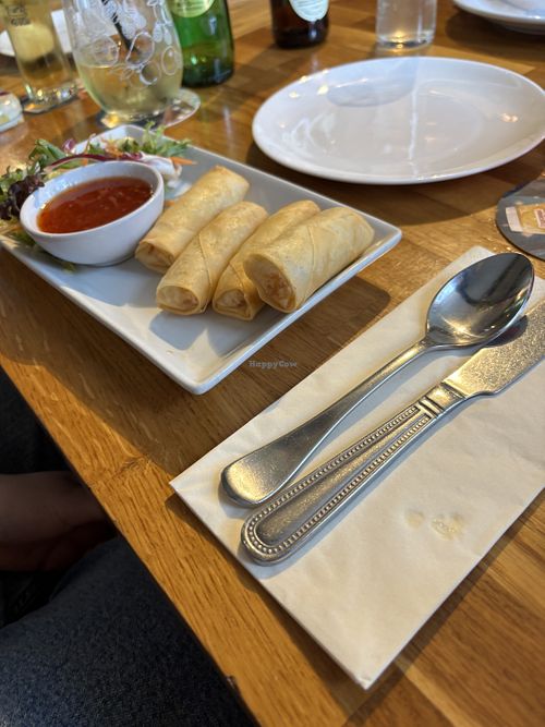 Veg spring rolls  at The Jolly Farmer in Reading