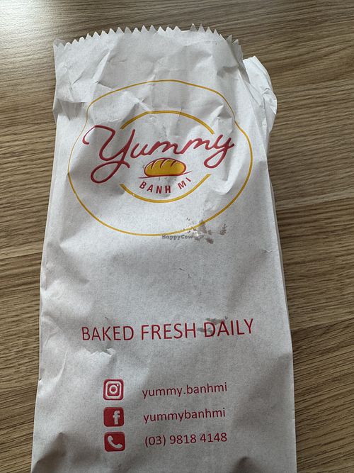 Crispy tofu banh mi   at Yummy Banh Mi  in Camberwell