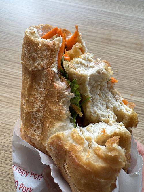 Crispy Tofu Banh mi   at Yummy Banh Mi  in Camberwell