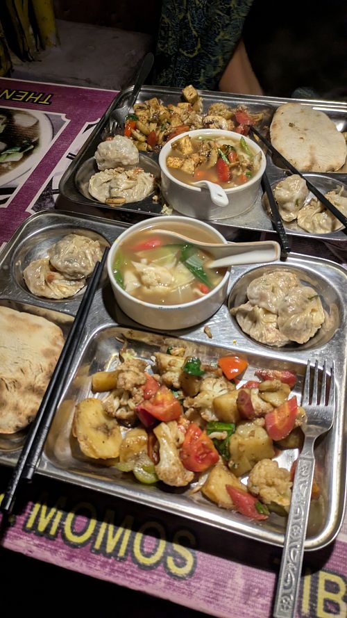 Tibetan thali & Special Tibetan thali at Dream Tibetan Kitchen Restaurant in Pushkar