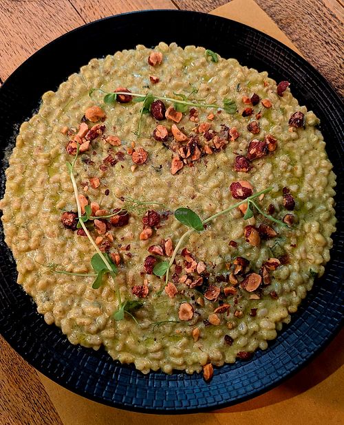 Risotto Zucchini  at Vecchia Napoli The Brewhouse at Farsons in Birkirkara