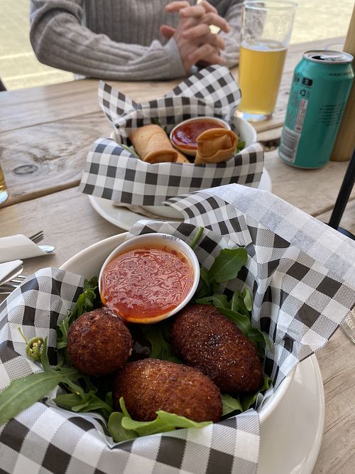 Vegan Veggie Spring Rolls & Veggie Croquettes   at Cocomo + Co in Bellerive