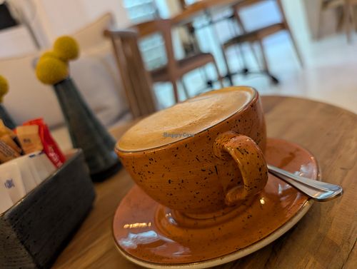 Oat latte at Frontiers Restaurant in Eastern Cape