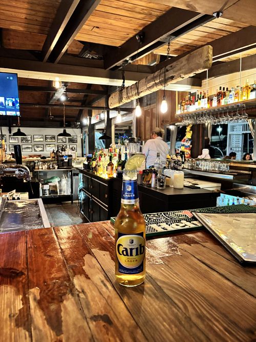 Cold one😄 at Aziana in Philipsburg