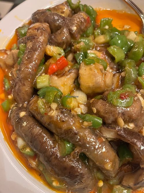Shitake mushrooms at Café China - 傾國傾城 in New York City