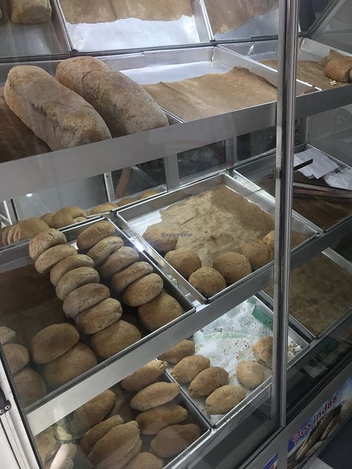 Downstairs you can buy bread and cakes at Govinda's in Barranquilla