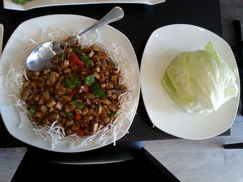 Lettuce Cups at Veggie Garden in Mountain View