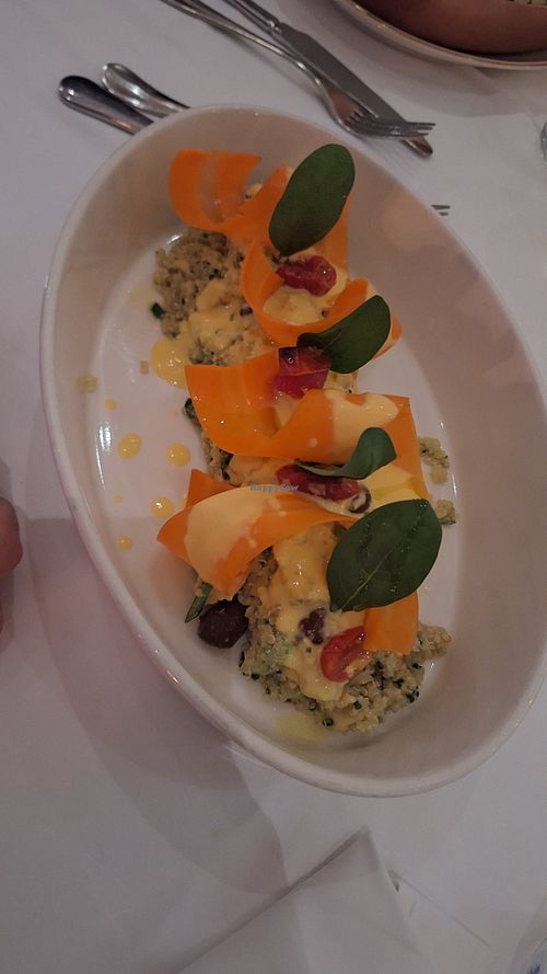 Quinoa salad at Scalini in Dubai