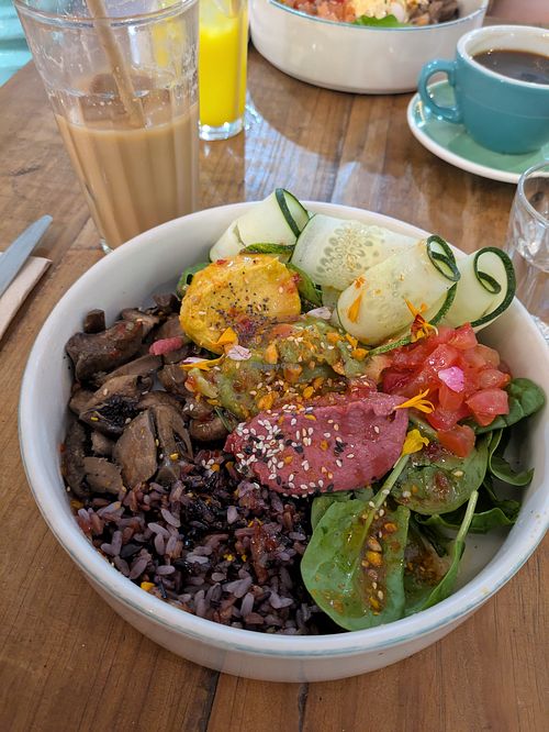 Buddha bowl at EatMyTrip - Latina in Madrid