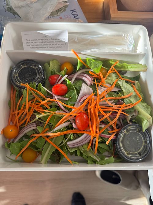 Garden island salad  at The Crooked Surf in Kapaa