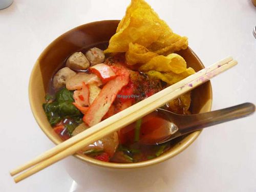 Bowl of Yong Tau Foo. at Jay - City Center in Udon Thani