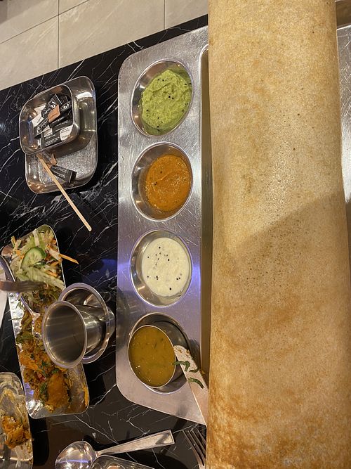 Masala dosa  at The Dosa Company in Surbiton