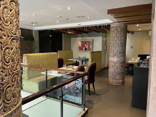 Upstairs dining  at Royal Indian Curry House in Makati