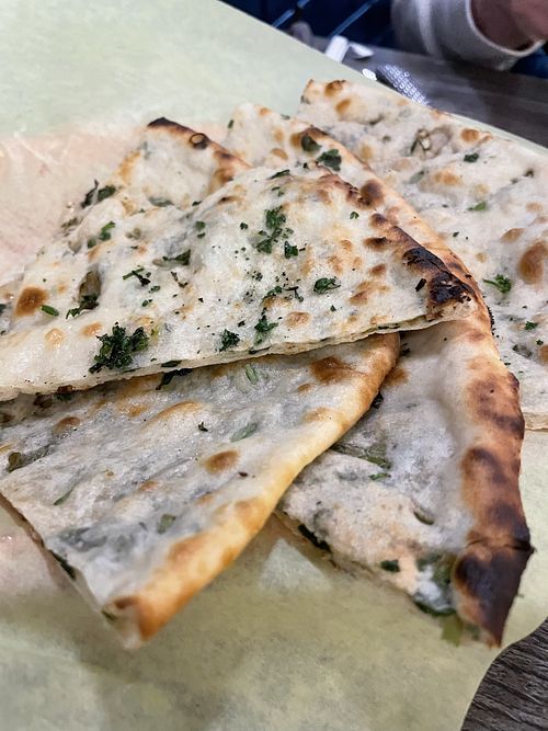 Pudina naan  at Red Chilly Restaurant in Everett