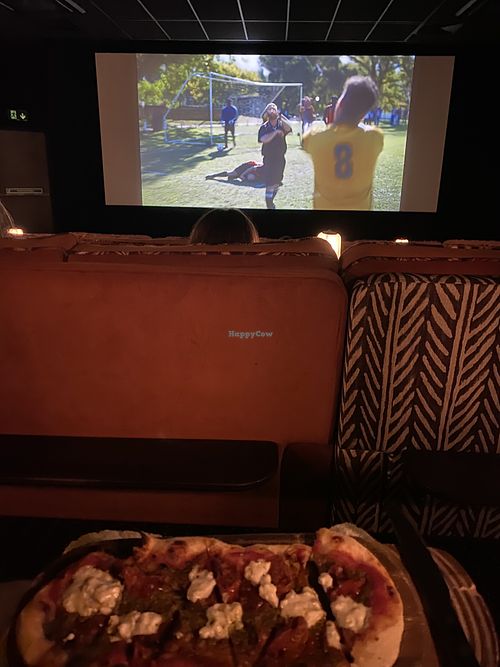 Absolutely delicious vegan pizza. One of the best I’ve ever had!!  at Everyman Theatre in Cheltenham