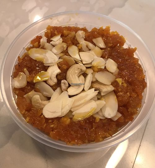 Gajar Halwa (carrot cake)  at Thaal in Schererville