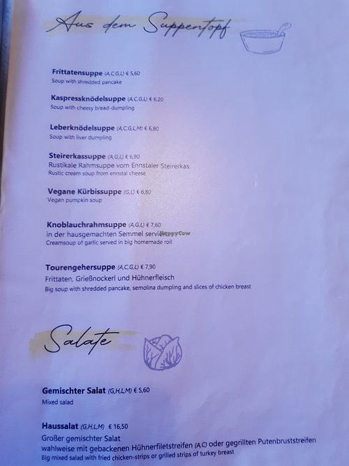 Soup at Alpengasthof Grimmingblick in Planneralm