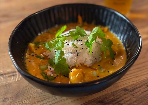 Thai veggie curry  at Kodo in Tignes