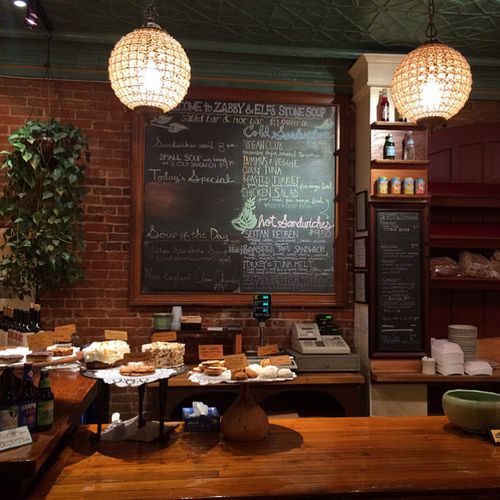 counter at Zabby and Elf's Stone Soup in Burlington