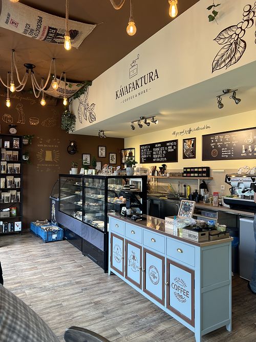 Inside  at Kávafaktura  in Prague