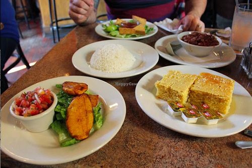 Yum fried plantains!  at Johnny Mango World Cafe and Bar in Cleveland