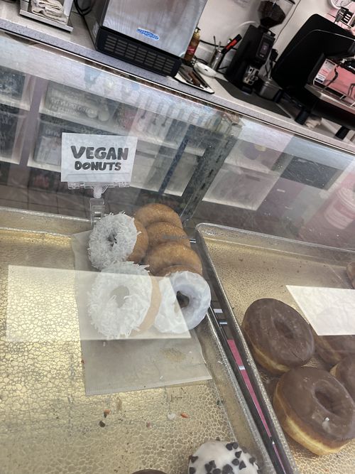 Vegan donuts  at Fluffy Donuts in Davis