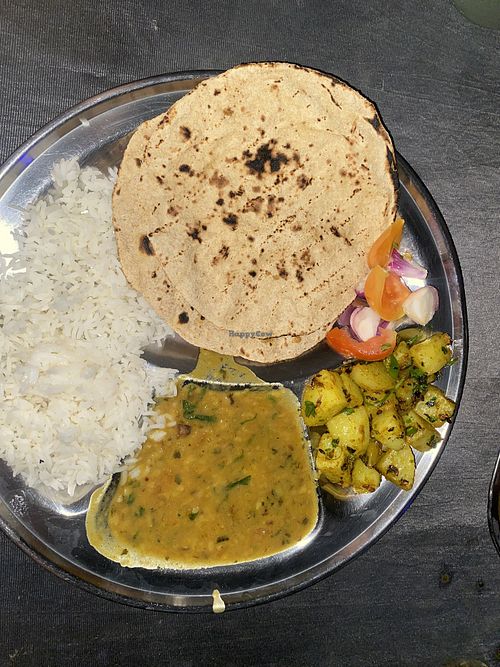 Normal thali   at Orccha Hut Restaurant  in Orchha