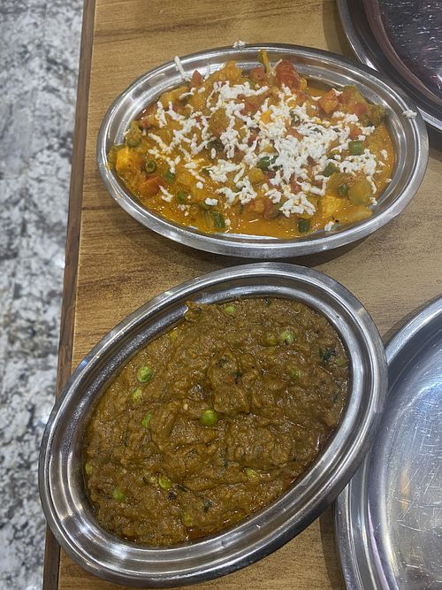 Mix veg dry (ask for no paneer) and baigan bharta  at Maa Bhagwati Restaurant in New Delhi