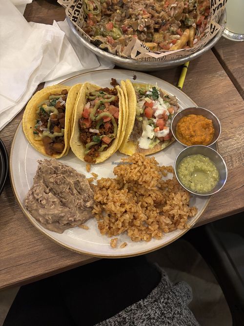 Street tacos   at Taco Vegana in Richmond