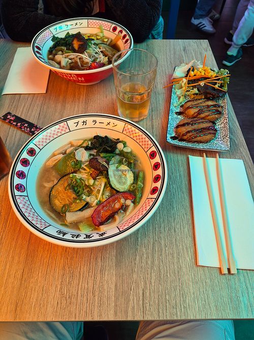 2 ramón y croquetas sueltas. Delicioso at Buga Ramen  in Valladolid