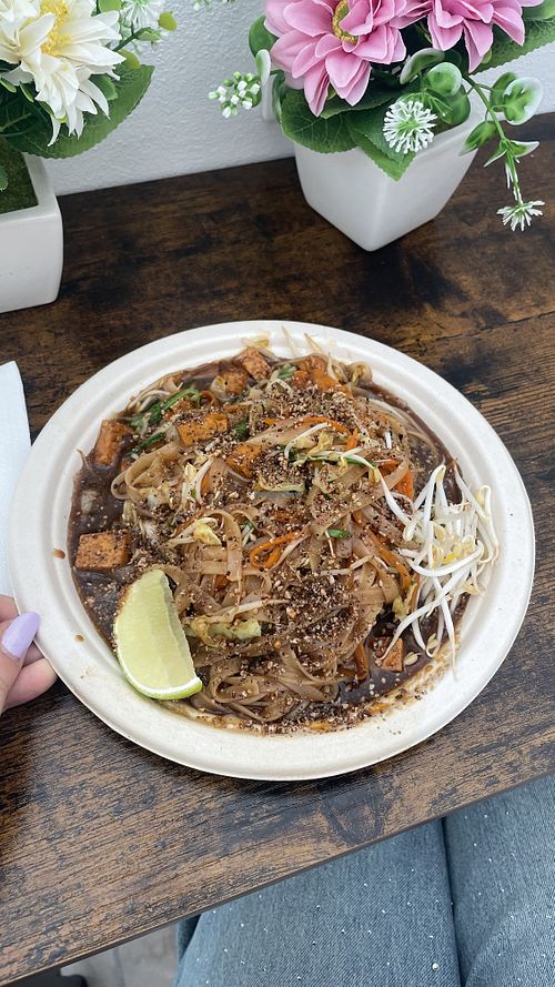 Vegan pad Thai  at Nora Thai Kitchen  in Ravenna