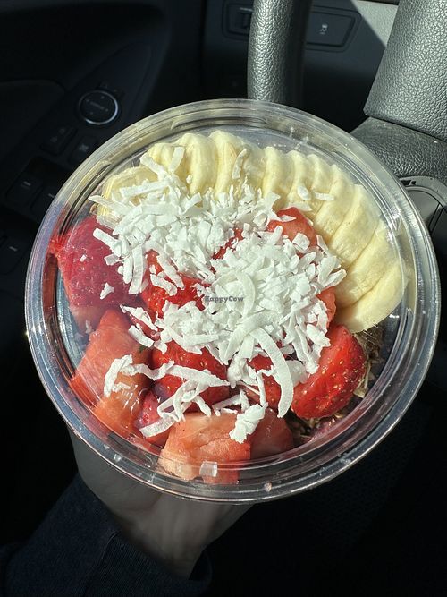 Açaí bowl with no honey  at SoBol in Riverhead