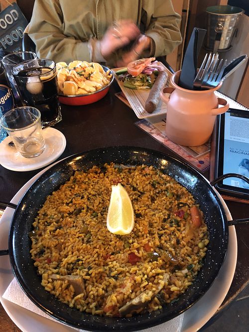 Vegan paella   at Gastrobar Del Mar in Fuengirola