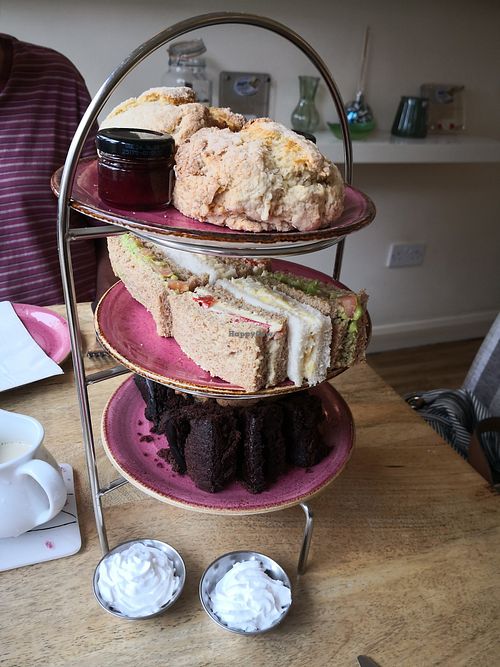 Vegan Afternoon Tea for two at Stained Glass Centre  in Scarborough