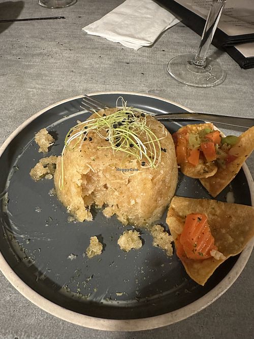 Vegan mofongo- sorry it’s partially eaten before I took the photo   at Hotel El Guajataca in Quebradillas