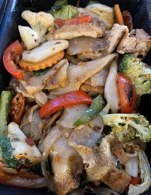 Pad Kee Mao  at Basil Cafe in Appleton