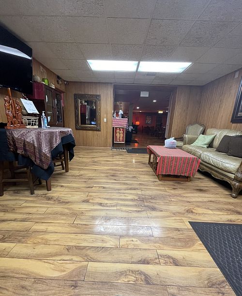 Nice waiting area for carryout orders   at Basil Cafe in Appleton