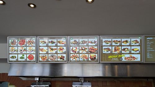 Menü at El-Mina Bistro in Chemnitz