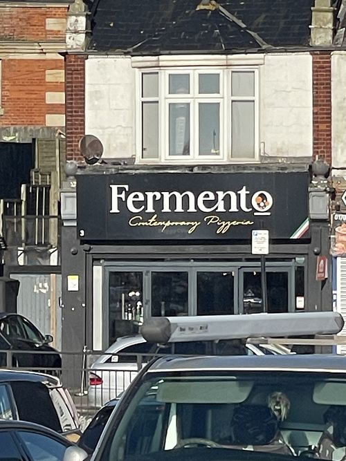 Front doorr  at Fermentos in Southend-on-sea