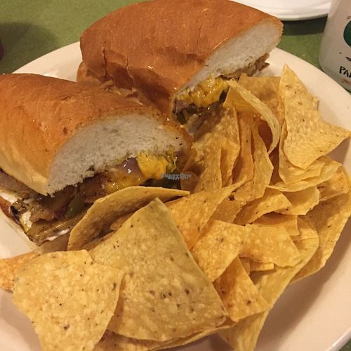 Phamous Phili- Vegan Phili-cheese steak!! at Riverwest Co-op Cafe in Milwaukee