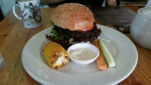 Plant burger at Plant in Cape Town