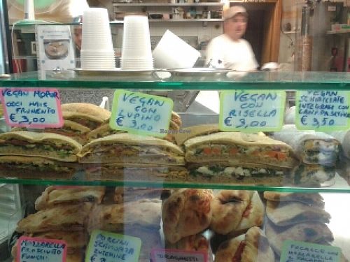 vegan sandwiches at Pizzeria L'Angelo in Venice